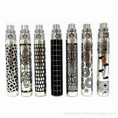 2013 Hot Electronic Cigarette Battery with Carved Pattern